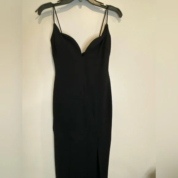 VTG 90s/Y2K Nicole Miller Sexy Black Evening Dress - Picture 12 of 13
